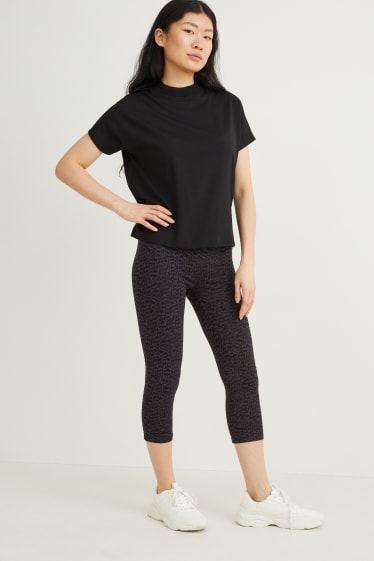 Dona - Paquet de 2 - leggings capri - gris fosc