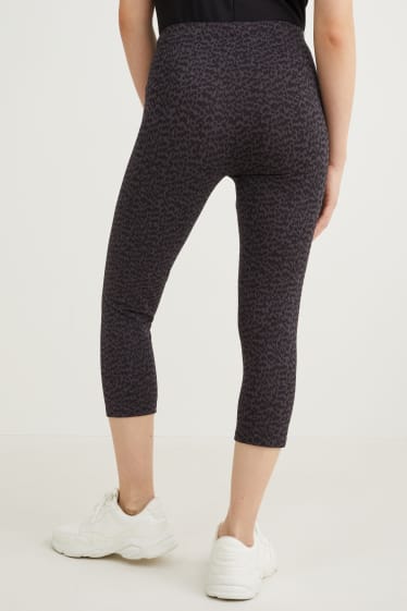 Dona - Paquet de 2 - leggings capri - gris fosc