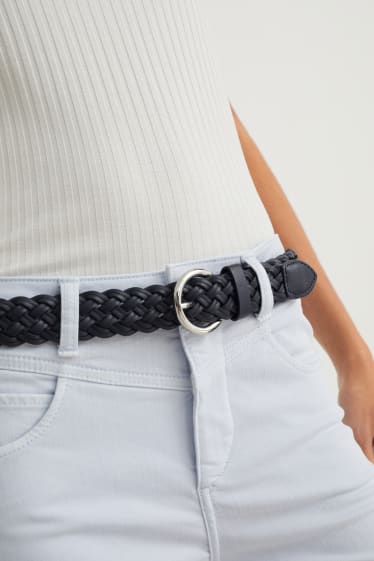 Femmes - Ceinture - synthétique - bleu foncé