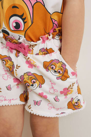Nena - La Patrulla Canina - pantalons curts de xandall - blanc trencat