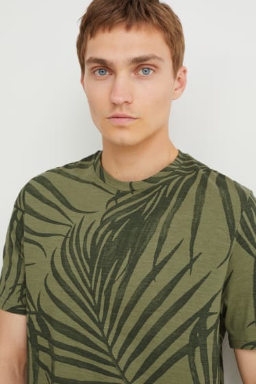 Hommes - T-shirt - vert foncé