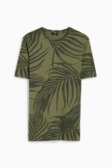 Hommes - T-shirt - vert foncé