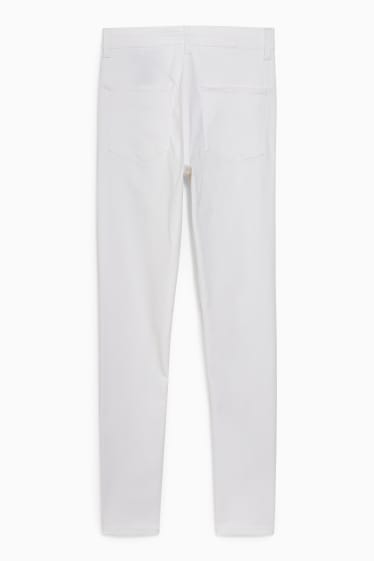 Damen - Jegging Jeans - High Waist - LYCRA® - weiss
