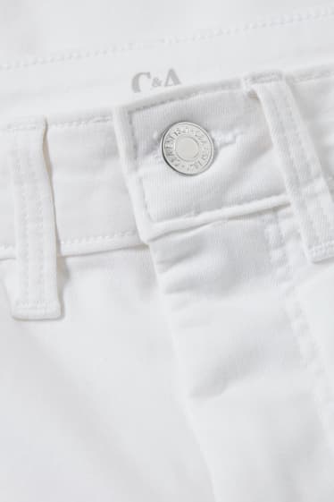 Mujer - Jegging jeans - high waist - LYCRA® - blanco