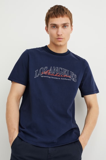 Hombre - Camiseta - azul oscuro