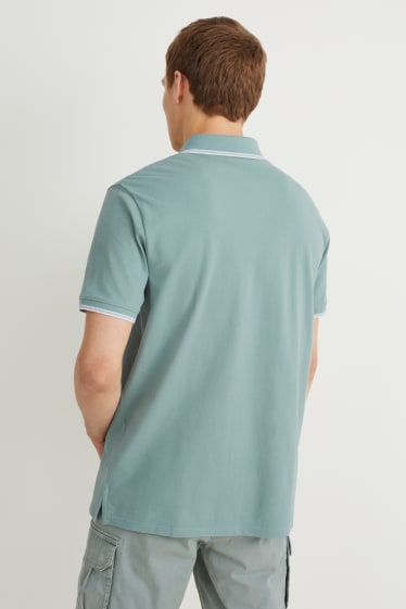 Herren - Poloshirt - Pima-Baumwolle - mintgrün
