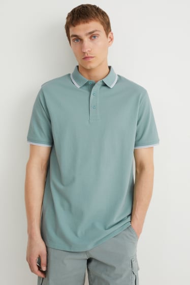 Herren - Poloshirt - Pima-Baumwolle - mintgrün
