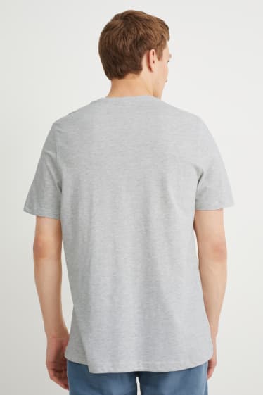 Hombre - Camiseta - gris claro jaspeado