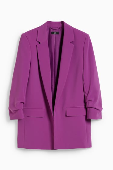 Femmes - Blazer - relaxed fit - violet