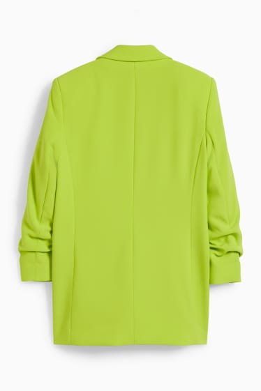 Dames - Blazer - relaxed fit - lichtgroen