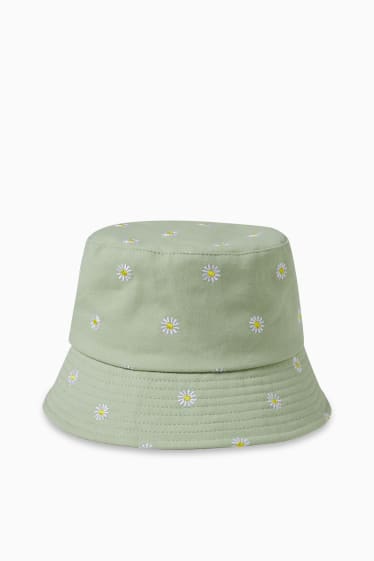 Femmes - CLOCKHOUSE - bob - à fleurs - vert clair