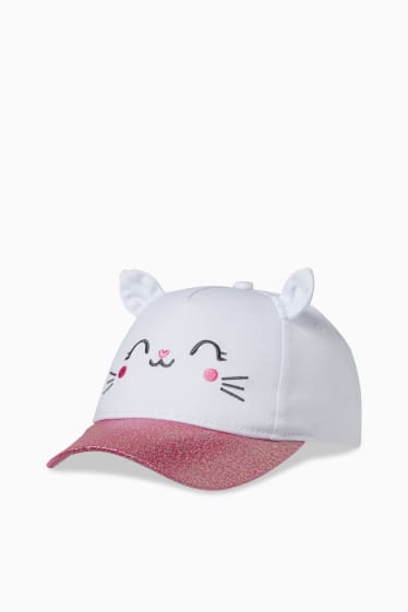 Enfants filles - Casquette de baseball - blanc