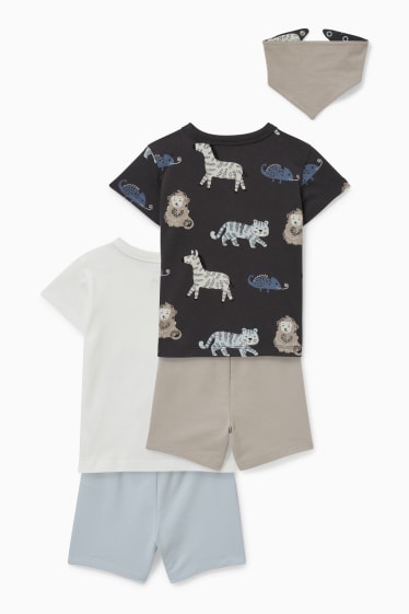 Baby Jungen - Baby-Outfit - 5 teilig - hellblau