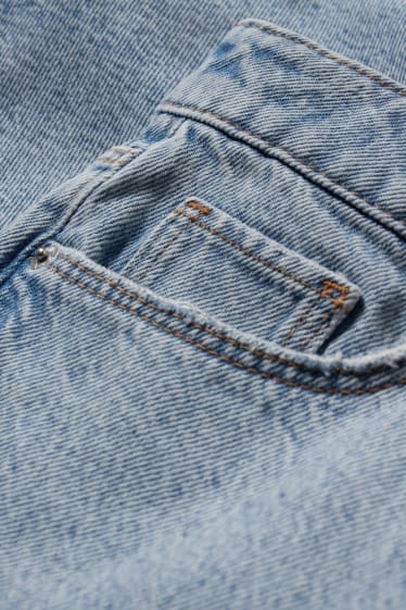 Donna - Bermuda di jeans - vita alta - jeans azzurro