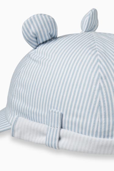 Nadó nen - Gorra per a nadó - de ratlles - blau clar