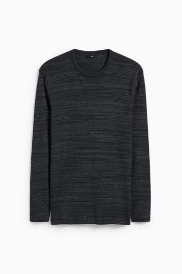 Home - Samarreta de màniga llarga - gris fosc