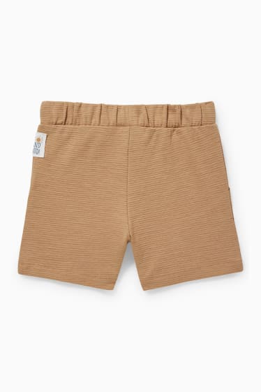 Neonati - Shorts in felpa neonati - beige