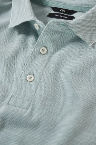 Herren - Poloshirt - Pima-Baumwolle - mintgrün
