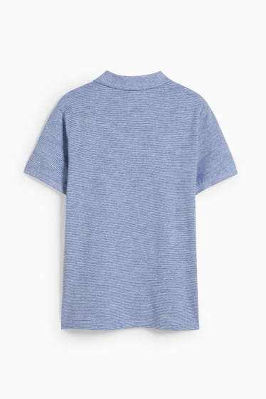 Herren - Poloshirt - blau