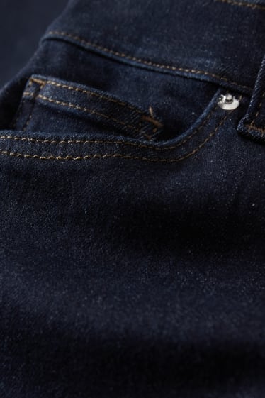 Femmes - Wide leg jean - high waist - jean bleu foncé