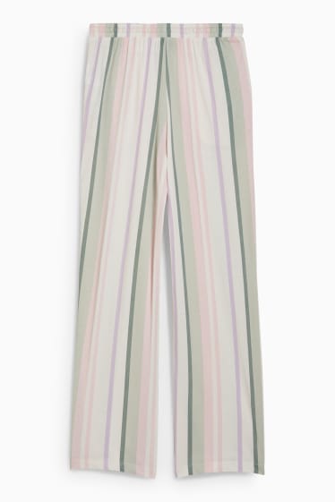 Femei - Pantaloni de pijama - cu dungi - multicolor