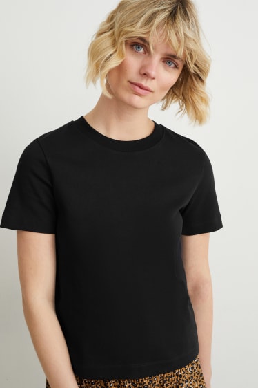 Femei - Tricou - negru