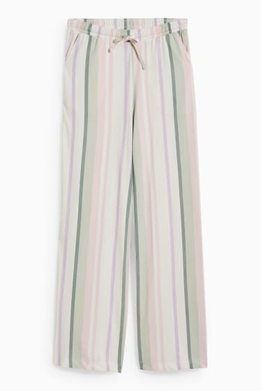 Dona - Pantalons de pijama - de ratlles - multicolor