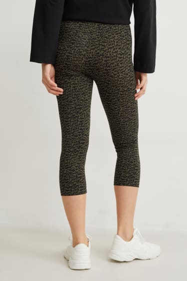 Women - Multipack of 2 - capri leggings - dark green