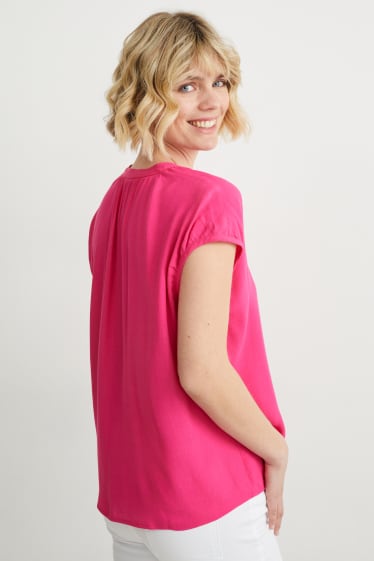 Mujer - Blusa - fucsia