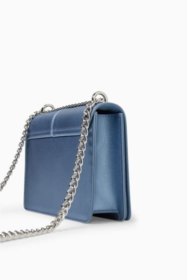 Femmes - Petit sac à bandoulière - synthétique - bleu clair