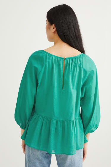 Damen - Bluse - grün