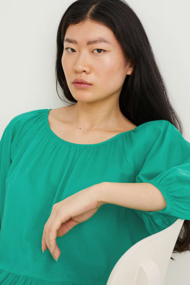 Damen - Bluse - grün