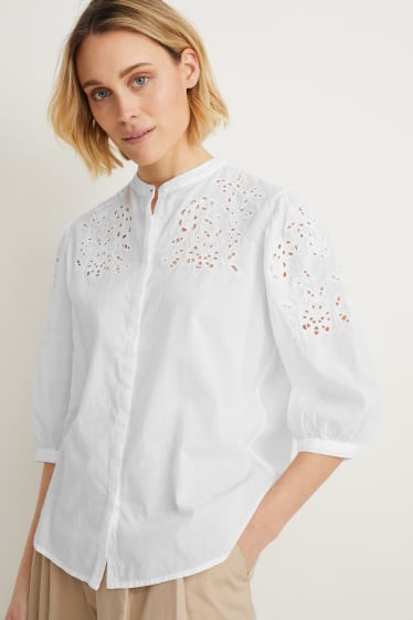 Women - Blouse - white