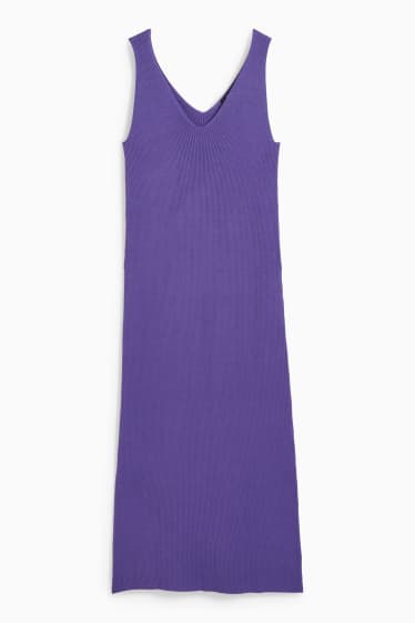 Femmes - Robe de maille - violet