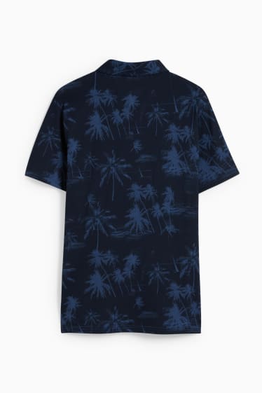 Hommes - Polo - bleu foncé