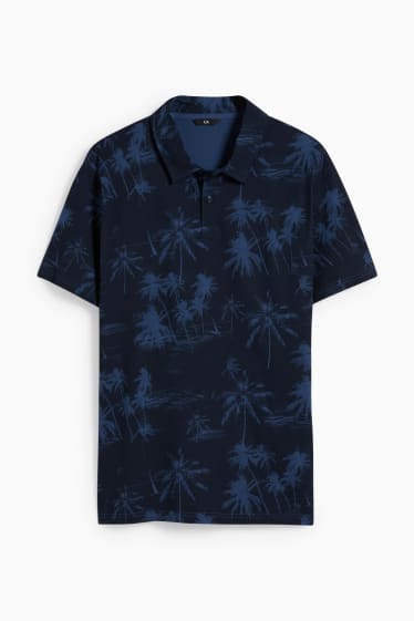Hommes - Polo - bleu foncé