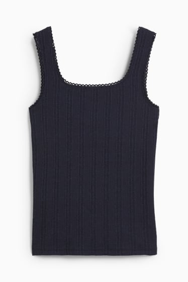 Femmes - Top - bleu foncé
