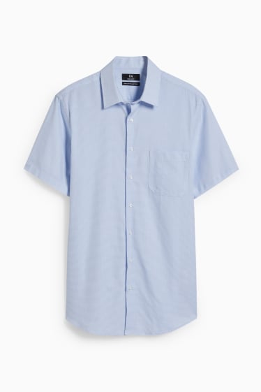 Men - Shirt - regular fit - Kent collar - easy-iron - light blue