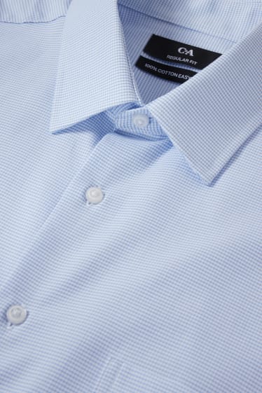 Men - Shirt - regular fit - Kent collar - easy-iron - light blue