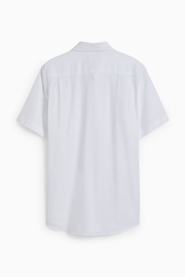 Men - Shirt - regular fit - Kent collar - easy-iron - white