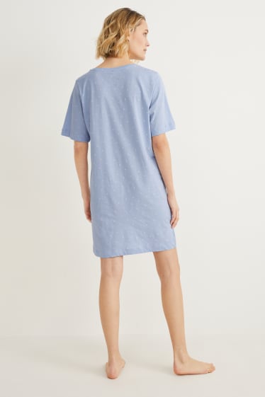 Dona - Camisa de dormir - de llunes - Bambi - blau clar