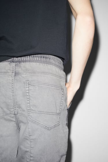Hommes - Short en jean - jean gris clair