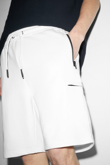 Men - Sweat shorts - white
