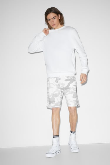 Herren - Sweatshorts - weiss