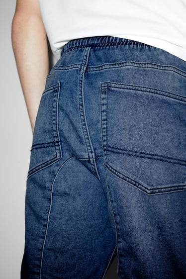 Herren - Jeans-Shorts - LYCRA® - jeansblau