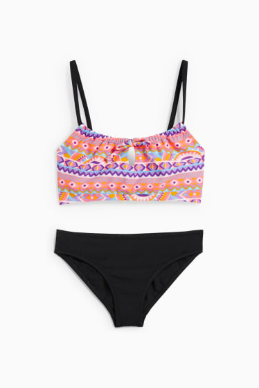 Kinderen: meisjes - Bikini - LYCRA® XTRA LIFE™ - 2-delig - zwart