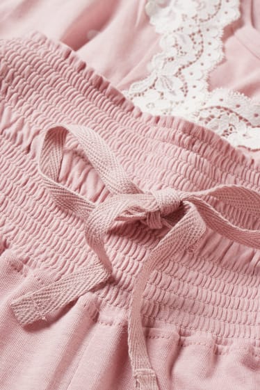 Dona - Pijama de lactància - rosa