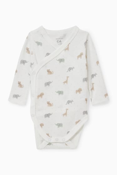 Unisex - Set per neonati con sacchetto regalo - 7 pezzi - bianco