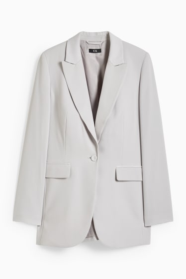 Femmes - Blazer de bureau - regular fit - gris clair