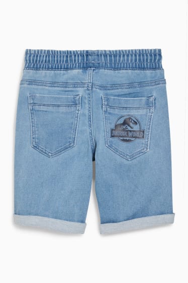 Bambini - Jurassic World - bermuda di jeans - jeans azzurro